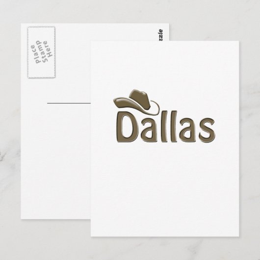 ダラス ポストカード (正面/裏面)