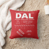 ダラス・ラブフィールド空港 DAL クッション (ブランケット)