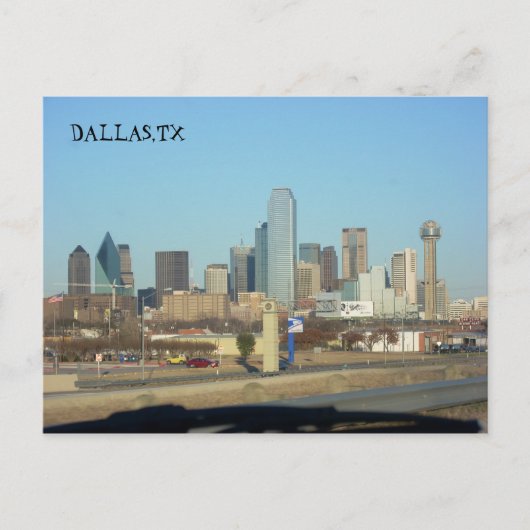 ダラス、DALLAS、TX ポストカード (正面)