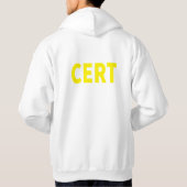 ダラスCERTロゴTシャツ パーカ (裏面)