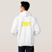 ダラスCERTロゴTシャツ パーカ (裏面フル)