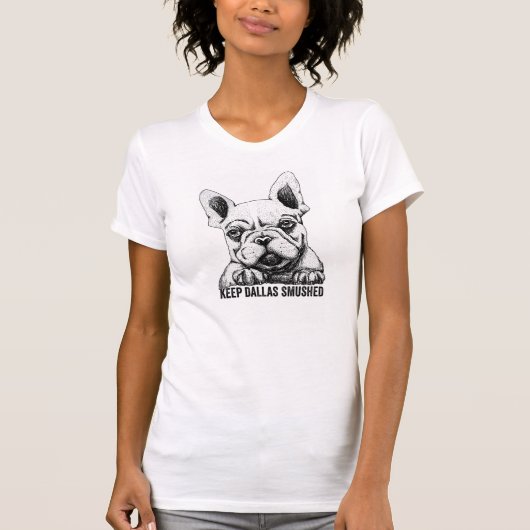 ダラスSmushedを保って下さい! マグの救助の分隊のティーをショートさせて下さい Tシャツ (正面)