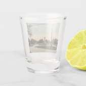 ダラスTX、セントラルパーク、1910年代のヴィンテージ ショットグラス (裏面)