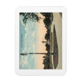 ダラスTX、セントラルパーク、1910年代のヴィンテージ マグネット (縦)