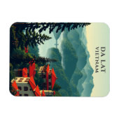 ダラットベトナム風光明媚な旅行 マグネット (横)