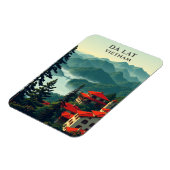 ダラットベトナム風光明媚な旅行 マグネット (左側)