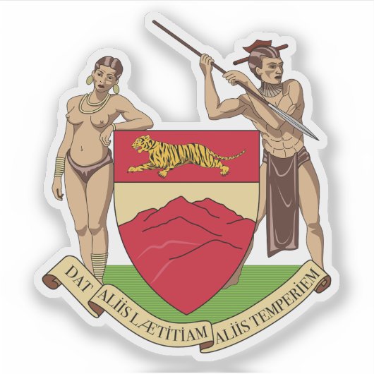 ダラト（ダラット）のコート、ベトナム シール (正面)