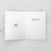 ダラホースクリスマスツリーカード シーズンカード (内部)