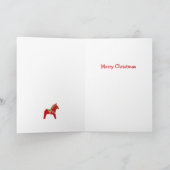 ダラホーススウェーデンクリスマスカード シーズンカード (内部)