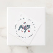 ダラホーススカンジナビアフォークアートクリスマス フェイバータグ (インサイチュ)