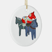 ダラホーススクエア セラミックオーナメント (右)