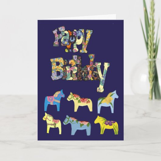 ダラホースズ誕生日カード カード (正面)