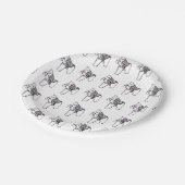 ダラホースバイジュリアパーソンモリル紙プレート ペーパープレート (アングル)