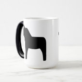 ダラホースブラック魔法マグ モーフィングマグカップ (正面左)