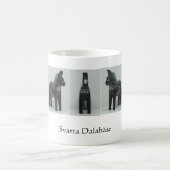 ダラホースマグ – 黒 コーヒーマグカップ (中央)