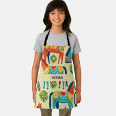 ダラホース水の色のパタカスタムーン エプロン (インサイチュ)