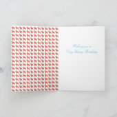 ダラホース誕生日カード カード (内部)