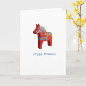 ダラホース誕生日カード カード (黄色い花)