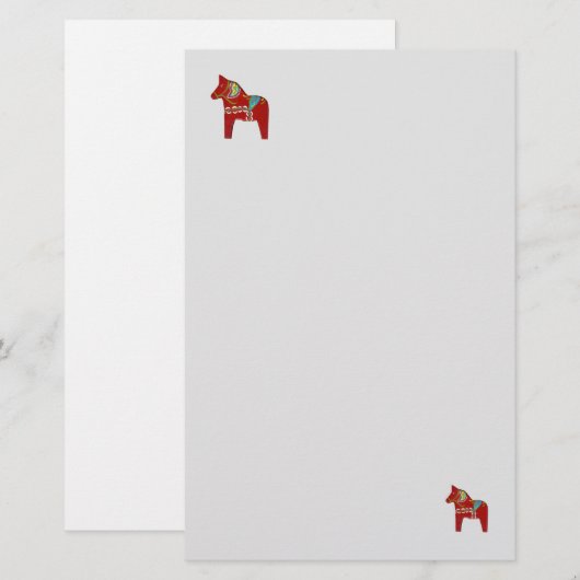 ダラホース 便箋 (正面/裏面)