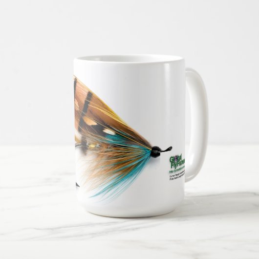 ダラムのレーンジャーのサケはマグを飛ばします コーヒーマグカップ (正面右)