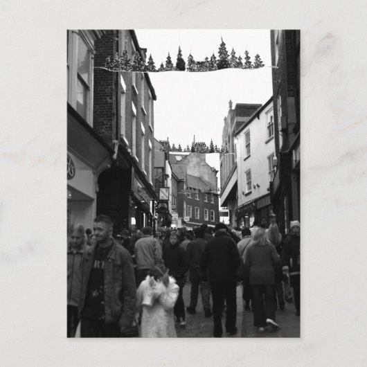 ダラムの本町通り ポストカード (正面)