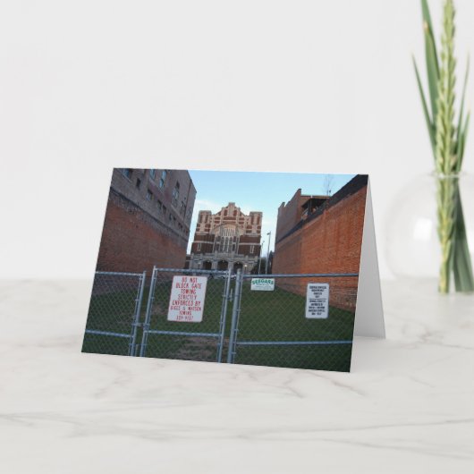 ダラムのNC教会挨拶状 カード (正面)