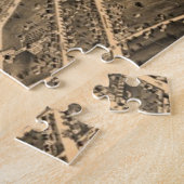 ダラムNC (1891年)のヴィンテージの絵解き地図 ジグソーパズル (側面)