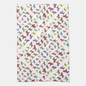 ダラ数々のウマ キッチンタオル (縦)