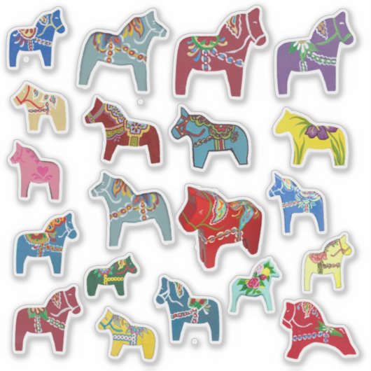 ダラ数々のウマ シール (正面)