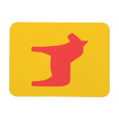 ダラ馬の写真マグネット マグネット (横)