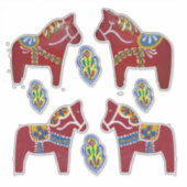 ダラ馬ステッカー シール (正面)