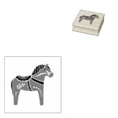 ダラ馬デザイン/シルエット/パターン ラバースタンプ (押印)