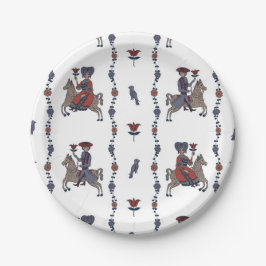 ダラWラウンド紙プレート ペーパープレート