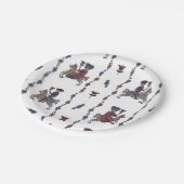 ダラWラウンド紙プレート ペーパープレート (アングル)