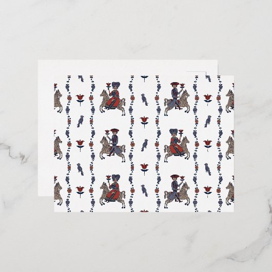 ダラW – ホイルポストカード 箔シーズンポストカード (正面/裏面)