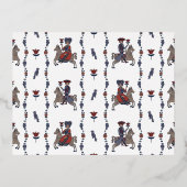 ダラW – ホイルポストカード 箔シーズンポストカード (正面)