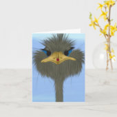 ダリおもしろいッチ・ジョージと可愛いレディバグ カード (黄色い花)