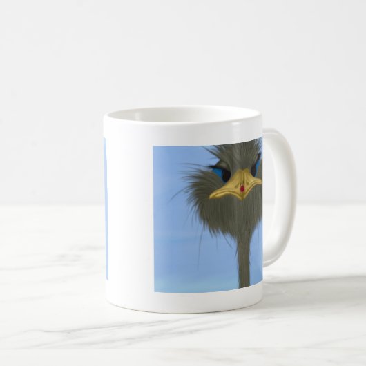 ダリおもしろいッチ・ジョージと可愛いレディバグ コーヒーマグカップ (正面右)