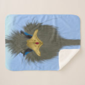 ダリおもしろいッチ・ジョージと可愛いレディバグ シェルパブランケット (正面(横))