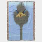 ダリおもしろいッチ・ジョージと可愛いレディバグ スローブランケット (正面縦)