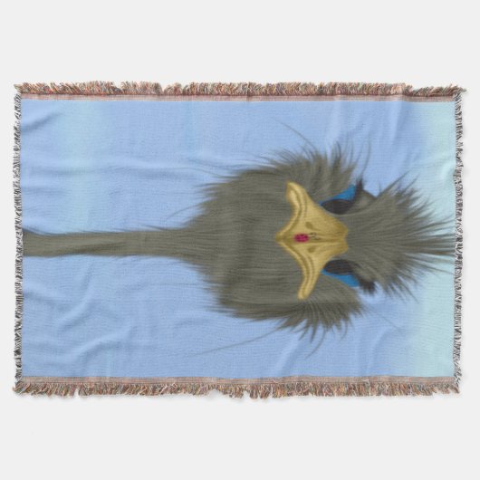 ダリおもしろいッチ・ジョージと可愛いレディバグ スローブランケット (正面)