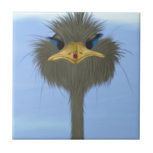 ダリおもしろいッチ・ジョージと可愛いレディバグ タイル (正面)