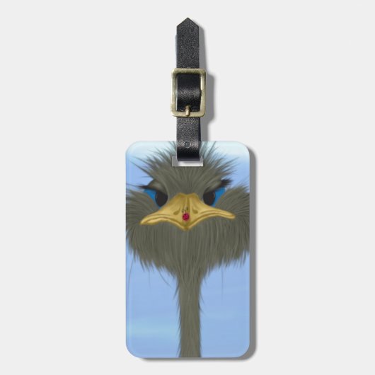 ダリおもしろいッチ・ジョージと可愛いレディバグ ラゲッジタグ (正面縦)