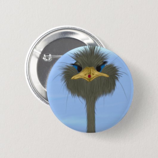 ダリおもしろいッチ・ジョージと可愛いレディバグ 缶バッジ (正面&裏面)