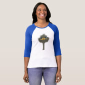 ダリおもしろいッチ・ジョージと可愛いレディバグ Tシャツ (正面フル)