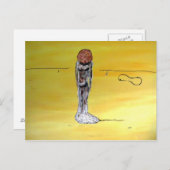 ダリにオマージュ ポストカード (正面/裏面)