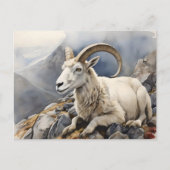 ダリの羊の山の頂上 ポストカード (正面)