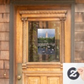 ダリの3つのパゴダ、Zhonghe – 雲南、中国 ウィンドウサイン (ホームデコレーション)