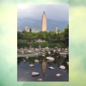 ダリの3つのパゴダ、Zhonghe – 雲南、中国 ウィンドウサイン (シート3)