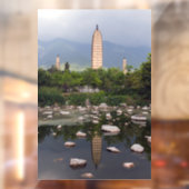 ダリの3つのパゴダ、Zhonghe – 雲南、中国 ウィンドウサイン (シート2)
